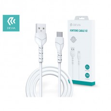 Devia ST351136 Kintone V2 Series 1m 2,1A USB-C - USB-A adat- és töltőkábel Iroda és számítástechnika - Számítógép tartozék - USB kábel - 412493