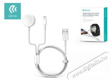 Devia ST326844 Smart 2in1 1,2m iWatch/iPhone fehér kábel Fotó-Videó kiegészítők - Kábel - Egyéb kábel - 418387