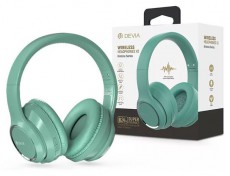 Devia ST383557 zöld Bluetooth fejhallgató Audio-Video / Hifi / Multimédia - Fül és Fejhallgatók - Fejhallgató - 497372