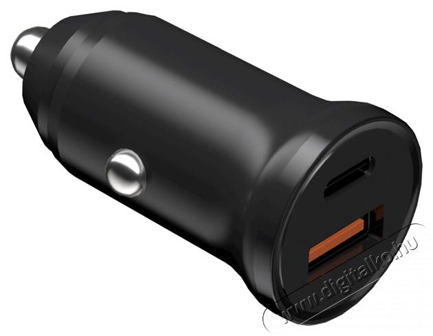 Devia ST385360 Smart Mini PD 30W+QC 3.0 USB+Type-C szivargyújtó töltő adapater Akkuk és töltők - Li-ion akkumulátor és töltő (gyári) - Töltő / hálózati adapter - 514797