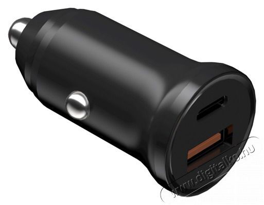 Devia ST385360 Smart Mini PD 30W+QC 3.0 USB+Type-C szivargyújtó töltő adapater Akkuk és töltők - Li-ion akkumulátor és töltő (gyári) - Töltő / hálózati adapter - 514797
