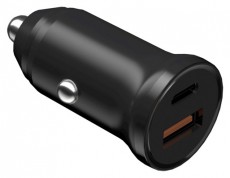 Devia ST385360 Smart Mini PD 30W+QC 3.0 USB+Type-C szivargyújtó töltő adapater Akkuk és töltők - Li-ion akkumulátor és töltő (gyári) - Töltő / hálózati adapter - 514797