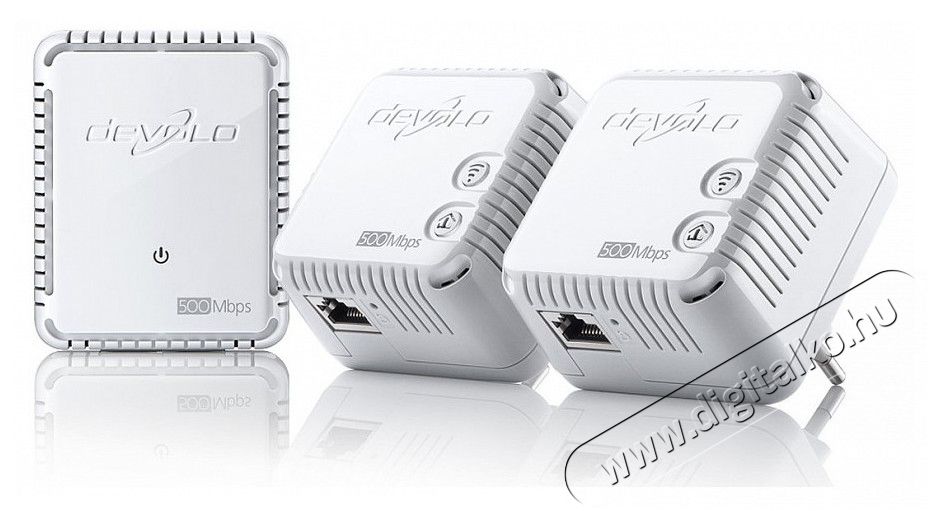 Devolo D 9096 dLAN 500 WiFi Network Kit Iroda és számítástechnika - Hálózat - Lefedettségnövelő / jeltovábbító - 313418