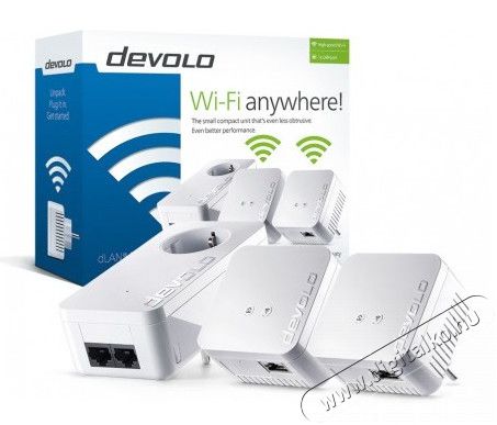 Devolo D 9645 dLAN 550 WiFi Network Kit Iroda és számítástechnika - Hálózat - Lefedettségnövelő / jeltovábbító - 313433