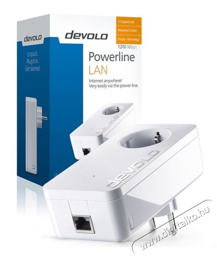 Devolo D 9375 dLAN 1200+ Powerline Iroda és számítástechnika - Hálózat - Lefedettségnövelő / jeltovábbító - 313421