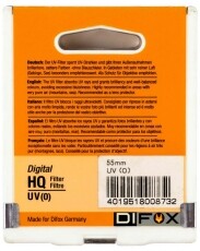 Difox HQ UV Digital 55 szűrő Fotó-Videó kiegészítők - Szűrő - UV szűrő - 364094