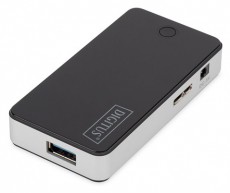 DIGITUS 4 portos USB 3.0 hub (344944) Iroda és számítástechnika - Számítógép tartozék - USB kábel - 393685