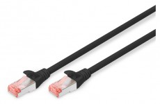 DIGITUS CAT6 S-FTP LSZH 0,25m fekete patch kábel Iroda és számítástechnika - Hálózat - Hálózati kiegészítő - 393635