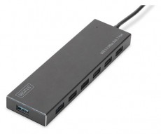DIGITUS DA-70241-1 USB Type-C 7 portos USB 3.0 hub Iroda és számítástechnika - Számítógép tartozék - USB kábel - 393688