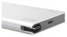 DIGITUS DA-70867 USB-C 6 portos univerzális notebook dokkoló állomás Egyéb - Nem forgalmazzuk ! - 393689