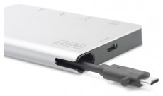 DIGITUS DA-70867 USB-C 6 portos univerzális notebook dokkoló állomás Egyéb - Nem forgalmazzuk ! - 393689
