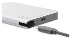 DIGITUS DA-70867 USB-C 6 portos univerzális notebook dokkoló állomás Egyéb - Nem forgalmazzuk ! - 393689