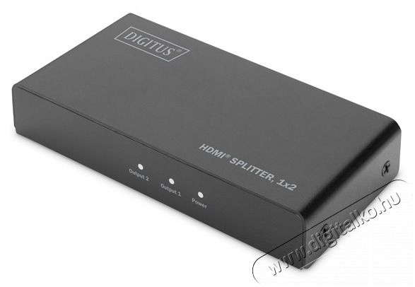 DIGITUS DS-45324 2 portos 4K/60Hz HDMI splitter Tv kiegészítők - Kábel / csatlakozó - Csatlakozó / elosztó / átalakító - 393690