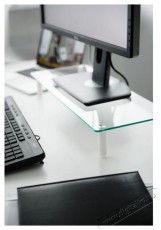 DIGITUS üveg monitorállvány Tv kiegészítők - Fali tartó / konzol - Tv asztal - 391879