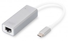DIGITUS Vezetékes USB Type-C Gigabit Ethernet Adapter Iroda és számítástechnika - Egyéb számítástechnikai termék - 393032