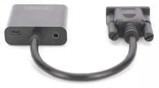 DIGITUS VGA apa -> HDMI anya adapter audio kábellel Tv kiegészítők - Kábel / csatlakozó - Csatlakozó / elosztó / átalakító - 393653