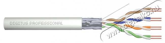 DIGITUS CAT5e F/UTP 100MHz Eca PVC 305m dobozos szürke fali kábel Iroda és számítástechnika - Hálózat - Hálózati kiegészítő - 393539