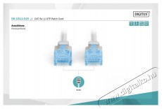 DIGITUS CAT5e U/UTP PVC 1,5m szürke patch kábel Iroda és számítástechnika - Hálózat - Hálózati kiegészítő - 393544