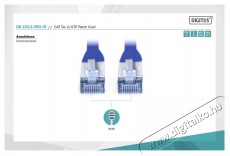 DIGITUS CAT5e U/UTP PVC 5m kék patch kábel Iroda és számítástechnika - Hálózat - Hálózati kiegészítő - 393530