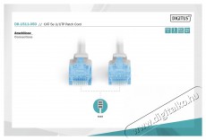 DIGITUS CAT5e U/UTP PVC 5m patch kábel - szürke Iroda és számítástechnika - Hálózat - Hálózati kiegészítő - 393526