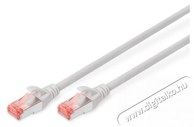 DIGITUS CAT6 S-FTP LSZH 0,25m szürke patch kábel Iroda és számítástechnika - Hálózat - Hálózati kiegészítő - 393239