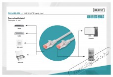 DIGITUS CAT6 S-FTP LSZH 2m patch k&aacute;bel - sz&uuml;rke Iroda &eacute;s sz&aacute;m&iacute;t&aacute;stechnika - H&aacute;l&oacute;zat - H&aacute;l&oacute;zati kieg&eacute;sz&iacute;tő - 393261