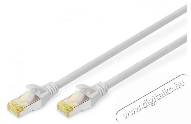 DIGITUS CAT6A S-FTP LSZH 1,5m patch kábel - szürke Iroda és számítástechnika - Hálózat - Hálózati kiegészítő - 393255