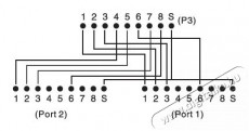 DIGITUS CAT5e árnyékolt RJ45/RJ45 lengő Y elosztó Iroda és számítástechnika - Hálózat - Hálózati kiegészítő - 393067