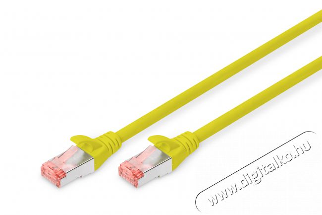 DIGITUS CAT6 S-FTP LSZH 1m sárga patch kábel Iroda és számítástechnika - Hálózat - Hálózati kiegészítő - 393328