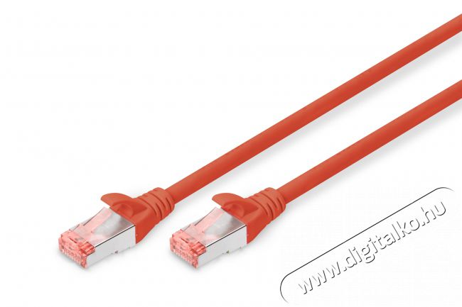 DIGITUS CAT6 S-FTP LSZH 3m piros patch kábel Iroda és számítástechnika - Hálózat - Hálózati kiegészítő - 393330