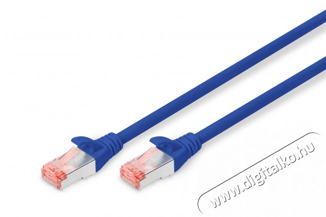 DIGITUS CAT6 S-FTP LSZH 5m kék patch kábel Iroda és számítástechnika - Hálózat - Hálózati kiegészítő - 393331