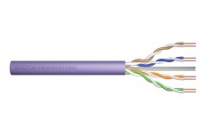 DIGITUS CAT6 U/UTP 250MHz Eca LSZH 305m dobozos lila fali kábel Iroda és számítástechnika - Hálózat - Hálózati kiegészítő - 393576