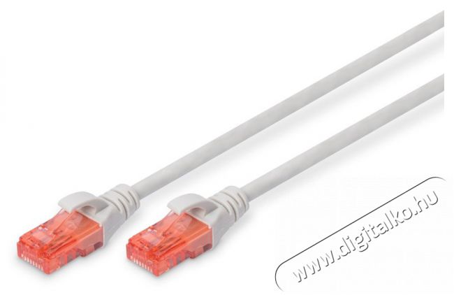 DIGITUS CAT6 U/UTP LSZH 0,50m szürke patch kábel Iroda és számítástechnika - Hálózat - Hálózati kiegészítő - 393563