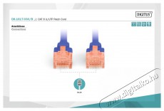 DIGITUS CAT6 U/UTP LSZH 3m kék patch kábel Iroda és számítástechnika - Hálózat - Hálózati kiegészítő - 393578