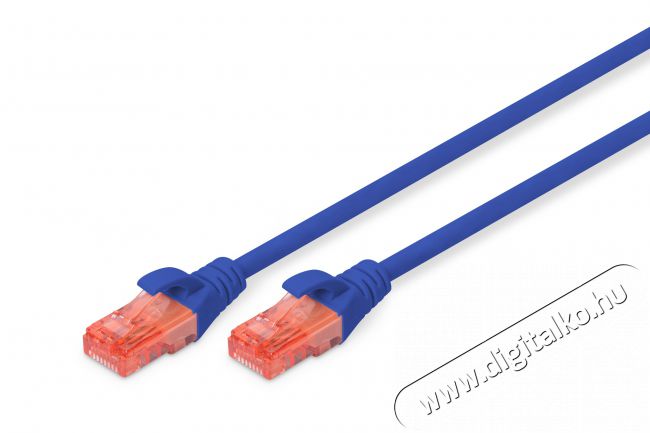 DIGITUS CAT6 U/UTP LSZH 3m kék patch kábel Iroda és számítástechnika - Hálózat - Hálózati kiegészítő - 393578