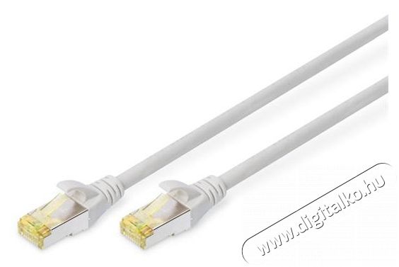 DIGITUS CAT6A S-FTP LSZH 25m szürke patch kábel Iroda és számítástechnika - Hálózat - Hálózati kiegészítő - 393335