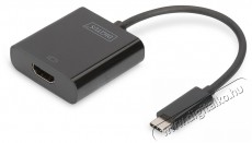 DIGITUS fekete USB 3.0 Type C - HDMI (4K@30Hz) adapter Tv kiegészítők - Kábel / csatlakozó - Csatlakozó / elosztó / átalakító - 393652