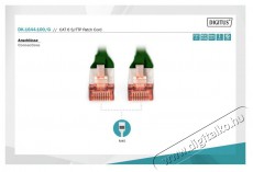 DIGITUS CAT6 S-FTP LSZH 10m zöld patch kábel Iroda és számítástechnika - Hálózat - Hálózati kiegészítő - 393262
