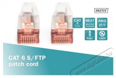 DIGITUS CAT6 S-FTP LSZH 20m szürke patch kábel Iroda és számítástechnika - Hálózat - Hálózati kiegészítő - 393263