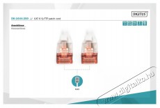 DIGITUS CAT6 S-FTP LSZH 20m szürke patch kábel Iroda és számítástechnika - Hálózat - Hálózati kiegészítő - 393263