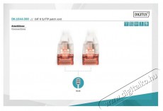DIGITUS CAT6 S-FTP LSZH 30m szürke patch kábel Iroda és számítástechnika - Hálózat - Hálózati kiegészítő - 393264