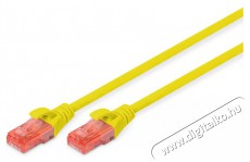 DIGITUS CAT6 U/UTP LSZH 0,5m sárga patch kábel Iroda és számítástechnika - Hálózat - Hálózati kiegészítő - 393516