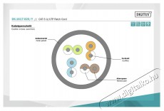 DIGITUS CAT6 U/UTP LSZH 2m s&aacute;rga patch k&aacute;bel Iroda &eacute;s sz&aacute;m&iacute;t&aacute;stechnika - H&aacute;l&oacute;zat - H&aacute;l&oacute;zati kieg&eacute;sz&iacute;tő - 393547