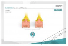 DIGITUS CAT6 U/UTP LSZH 5m sárga patch kábel Iroda és számítástechnika - Hálózat - Hálózati kiegészítő - 393521