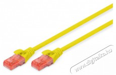 DIGITUS CAT6 U/UTP LSZH 5m sárga patch kábel Iroda és számítástechnika - Hálózat - Hálózati kiegészítő - 393521