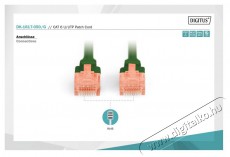 DIGITUS CAT6 U/UTP LSZH 5m zöld patch kábel Iroda és számítástechnika - Hálózat - Hálózati kiegészítő - 393543