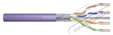 DIGITUS CAT6 F/UTP 250MHz Eca LSZH 305m dob lila fali kábel Iroda és számítástechnika - Hálózat - Hálózati kiegészítő - 393628