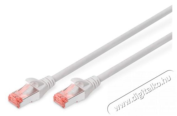 DIGITUS CAT6 S-FTP LSZH 3m szürke patch kábel Iroda és számítástechnika - Hálózat - Hálózati kiegészítő - 393359