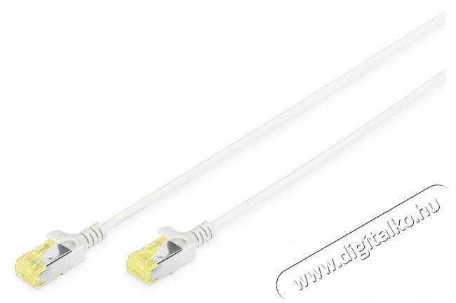 DIGITUS CAT6A U/FTP LSZH 2m szürke slim patch kábel Iroda és számítástechnika - Hálózat - Hálózati kiegészítő - 393441