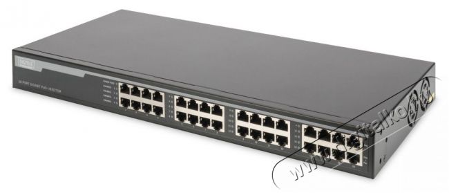 DIGITUS 10G Ethernet 16 port PoE+ 802.3at 250W tápfeladó Iroda és számítástechnika - Hálózat - Hálózati kiegészítő - 393148